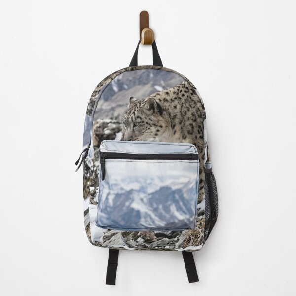 Item preview, Snow leopard blending into its environment designed and sold by Malisa345.