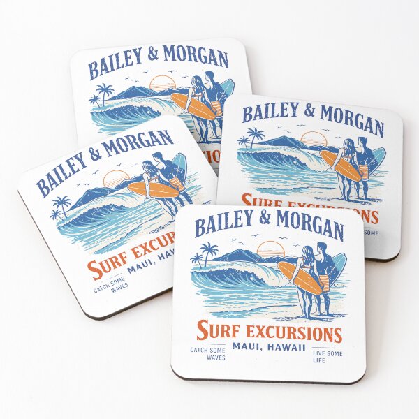 Item preview, Bailey & Morgan Surf Excursions Maui, Hawaii designed and sold by Matinez Pink.