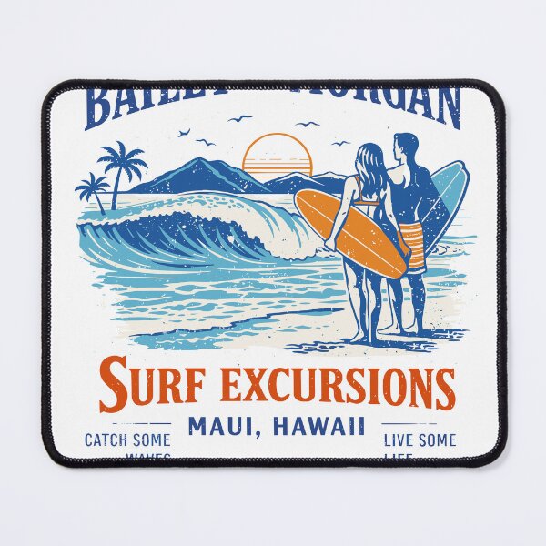 Item preview, Bailey & Morgan Surf Excursions Maui, Hawaii designed and sold by Matinez Pink.