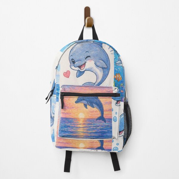 Item preview, Cute Dolphin Collection Six Style Art Bundle designed and sold by Hafcishop.