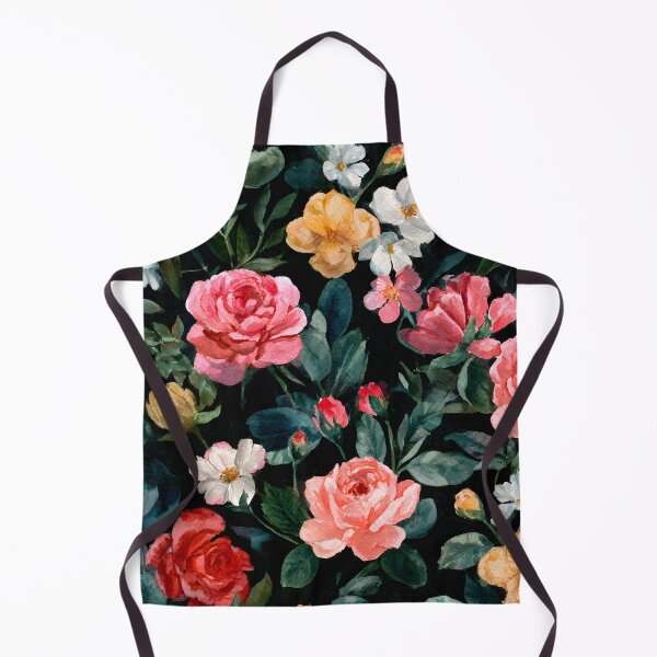 Item preview, Midnight Floral Pattern Vintage Watercolor Romantic Roses designed and sold by GrinGalore.