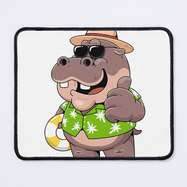 Item preview, Hippopotamus on summer vacation designed and sold by PeterPunkt.
