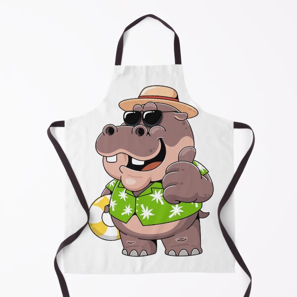 Item preview, Hippopotamus on summer vacation designed and sold by PeterPunkt.