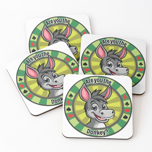 Item preview, Are you the Donkey? Poker Chip - GreenYellow designed and sold by SquishyKitkat.