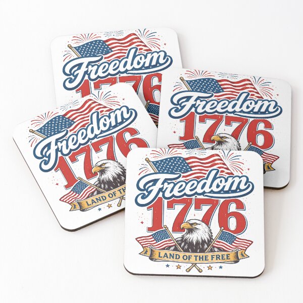 Item preview, Freedom 1776 Land of the Free designed and sold by Matinez Pink.