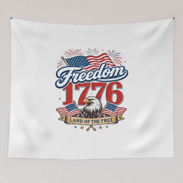 Item preview, Freedom 1776 Land of the Free designed and sold by Matinez Pink.