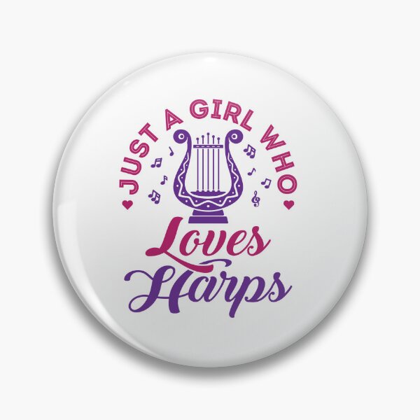 Item preview, Just a Girl Who Loves Harps designed and sold by jaygo.
