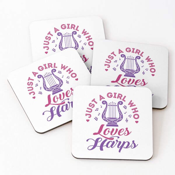 Item preview, Just a Girl Who Loves Harps designed and sold by jaygo.