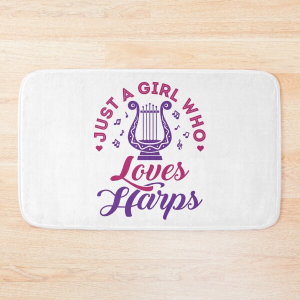 Item preview, Just a Girl Who Loves Harps designed and sold by jaygo.