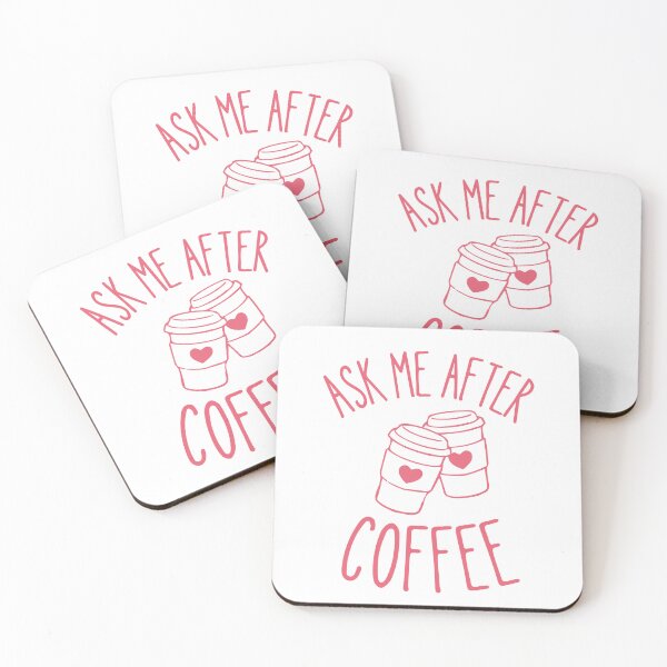 Item preview, Ask Me After Coffee Funny Coffee Lover Quote designed and sold by Comfy Creations.