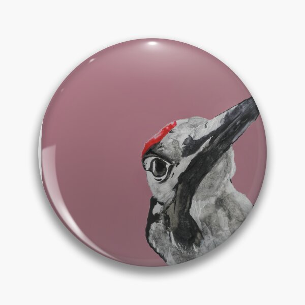 Item preview, Bird, great spotted woodpecker painted with watercolor designed and sold by FederWerk.