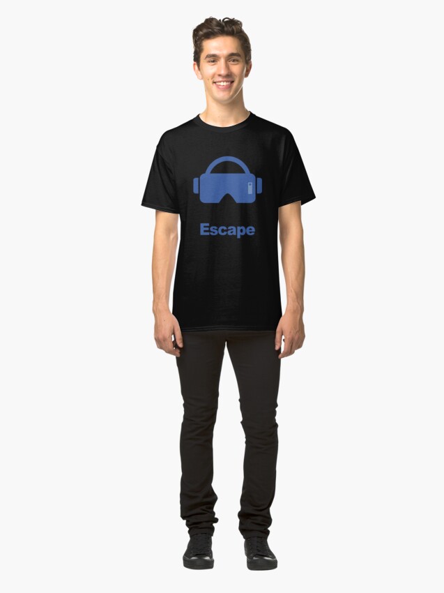 Alternate view of Virtual reality fantasy escape Classic T-Shirt