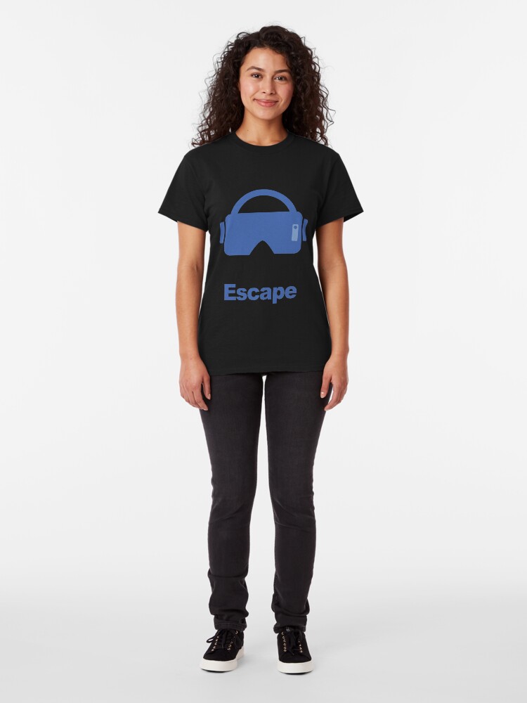 Alternate view of Virtual reality fantasy escape Classic T-Shirt