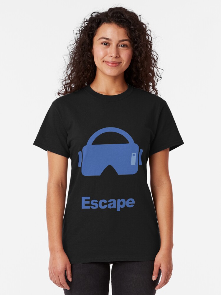 Alternate view of Virtual reality fantasy escape Classic T-Shirt