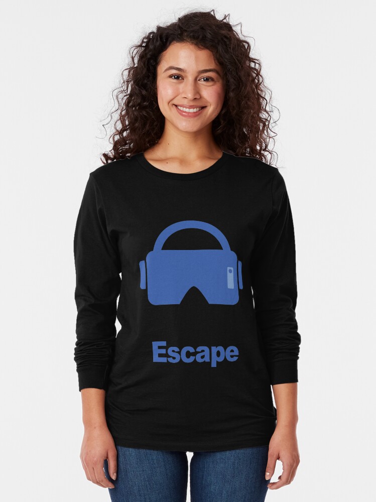 Alternate view of Virtual reality fantasy escape Long Sleeve T-Shirt
