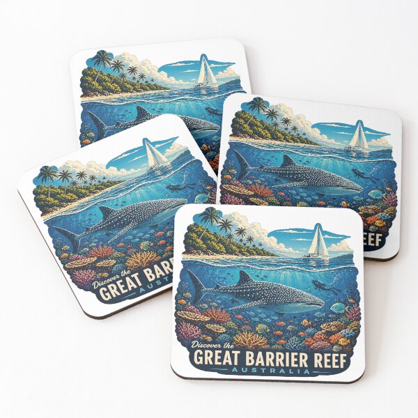 Item preview, Great Barrier Reef Whale Shark Sticker Ocean Marine Life Australia designed and sold by pod24.