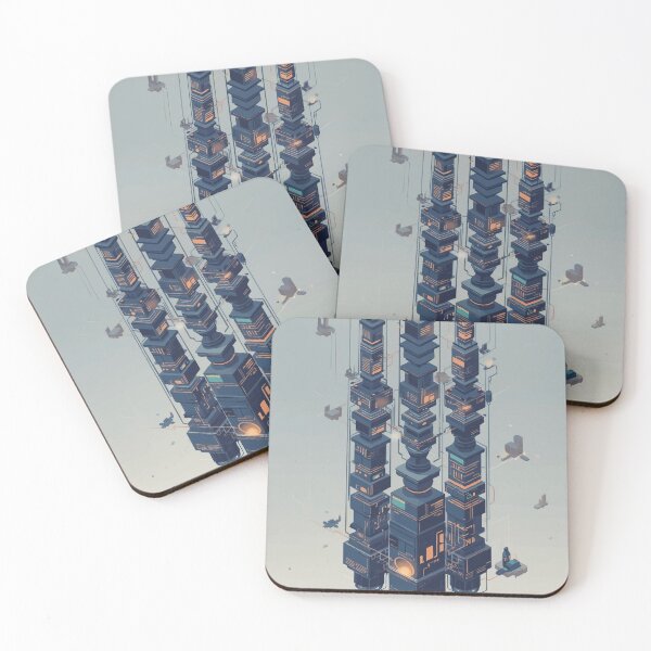 Item preview, Tetrose Towers designed and sold by AbstractAnom.