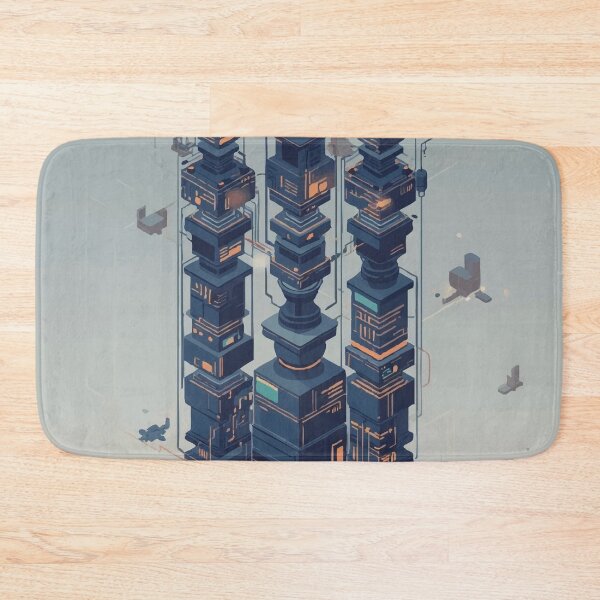 Item preview, Tetrose Towers designed and sold by AbstractAnom.