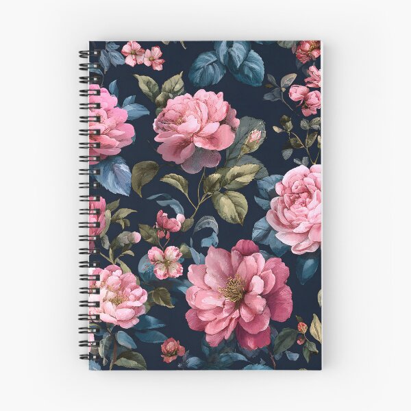Item preview, Midnight Roses Pattern Vintage Watercolor Romantic Floral designed and sold by GrinGalore.