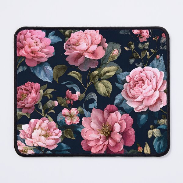 Item preview, Midnight Roses Pattern Vintage Watercolor Romantic Floral designed and sold by GrinGalore.
