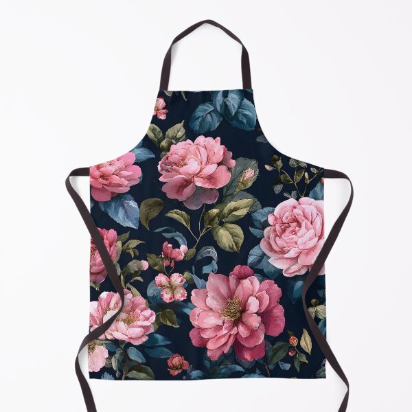 Item preview, Midnight Roses Pattern Vintage Watercolor Romantic Floral designed and sold by GrinGalore.