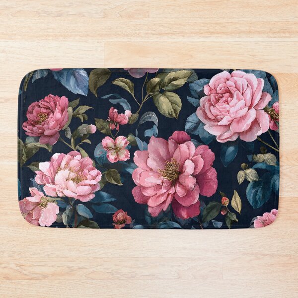 Item preview, Midnight Roses Pattern Vintage Watercolor Romantic Floral designed and sold by GrinGalore.