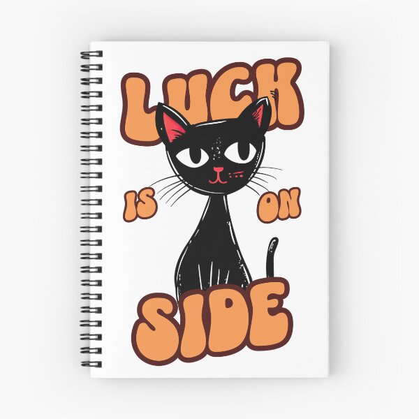 Item preview, Luck Is On My Side Black Cat Retro designed and sold by Petsyy.