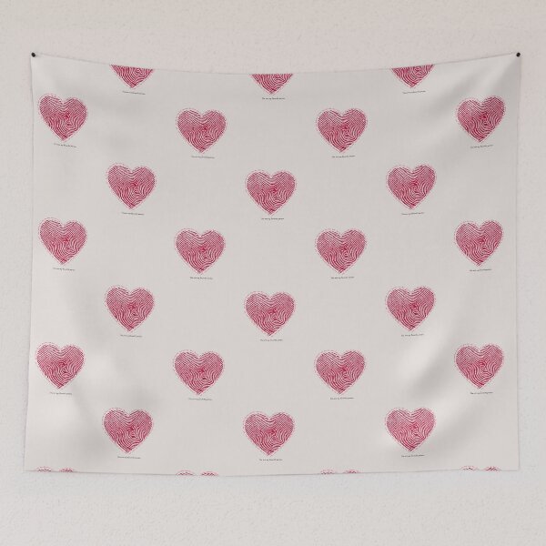 Item preview, Fingerprint Heart Love Design You Are My Favorite Person Romantic Gift designed and sold by PixelVibe Art.