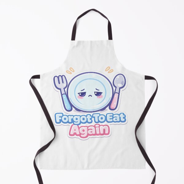 Item preview, Cute Self-Care Sticker – “Forgot To Eat Again” Kawaii Plate, ADHD & Mental Health Aesthetic designed and sold by VibrantArtful7.
