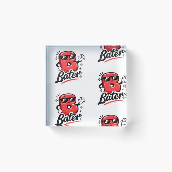 Item preview, Later Funny Sticker | Cool Letter B Cartoon | Cute Goodbye Pun Design designed and sold by Ishratparween11.