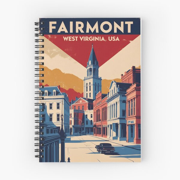 Item preview, Fairmont West Virginia 1950s USA Vintage Travel Tourism designed and sold by TravelersGems.