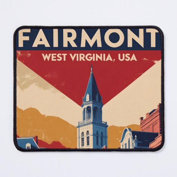 Item preview, Fairmont West Virginia 1950s USA Vintage Travel Tourism designed and sold by TravelersGems.