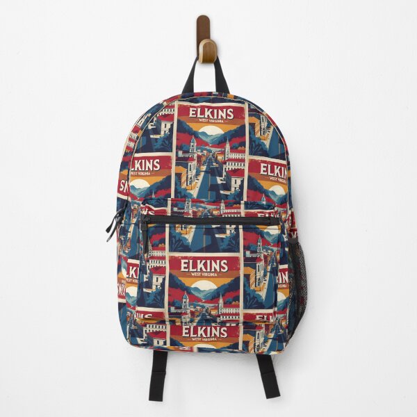Item preview, Elkins West Virginia 1950s USA Vintage Travel Tourism designed and sold by TravelersGems.