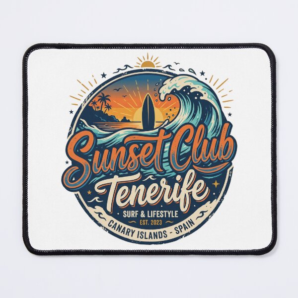 Item preview, Sunset Club Tenerife – Golden Hour Beach Vibes & Spain Island Escape designed and sold by ArtsyExplorer.