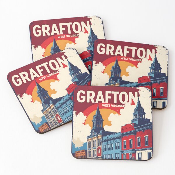 Item preview, Grafton West Virginia 1950s USA Vintage Travel Tourism designed and sold by TravelersGems.