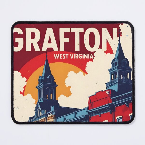 Item preview, Grafton West Virginia 1950s USA Vintage Travel Tourism designed and sold by TravelersGems.