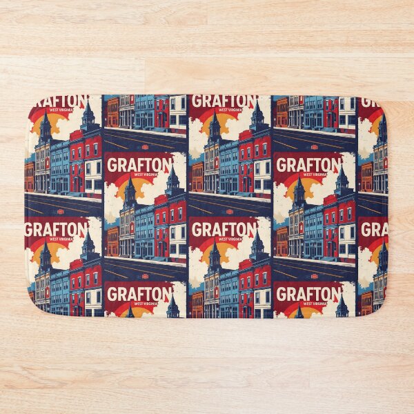 Item preview, Grafton West Virginia 1950s USA Vintage Travel Tourism designed and sold by TravelersGems.