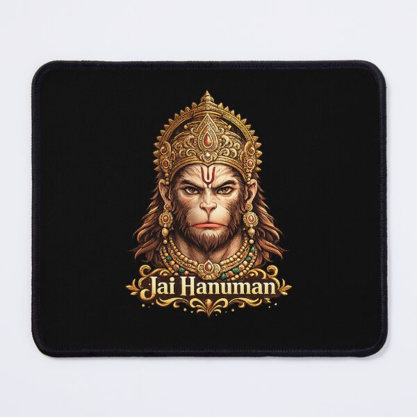 Item preview, Jai Hanuman Powerful Hindu God Face Spiritual Devotional Art Indian Culture T-Shirt designed and sold by warlistop.
