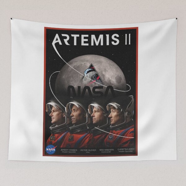 Item preview, Artemis II Poster designed and sold by WillowFrxst.