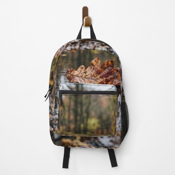 Item preview, Dead leaf floating on a puddle designed and sold by Malisa345.