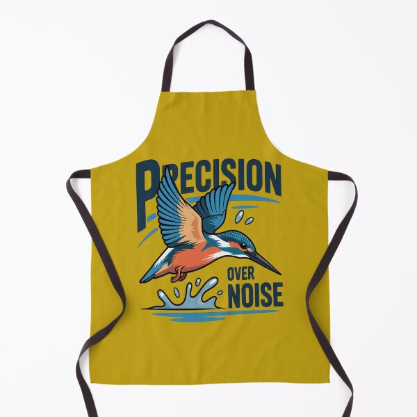 Item preview, Kingfisher Bird – Precision Over Noise, Exotic Bird Diving Graphic Design designed and sold by Max Store.