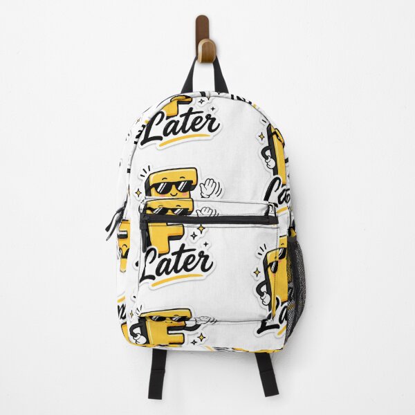 Item preview, F Later Funny Sticker | Cool Letter F Cartoon | Cute Goodbye Pun Design designed and sold by Ishratparween11.