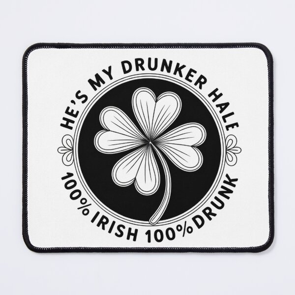 Item preview, Tipsy Four Leaf Clover Minimalist Line Art designed and sold by Bloomkept.