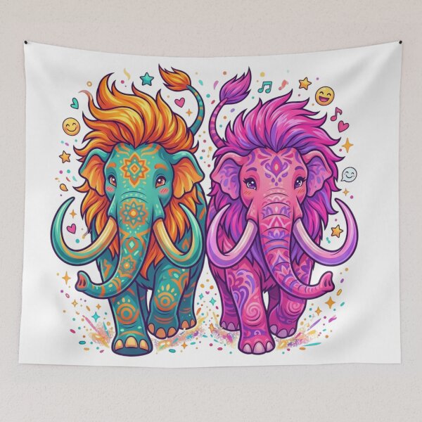 Item preview, Long-haired Mammoth designed and sold by PP&RAINBOW SHOP.