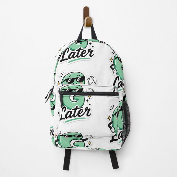 Item preview, G Later Funny Sticker | Cool Letter G Cartoon | Cute Goodbye Pun Design designed and sold by Ishratparween11.