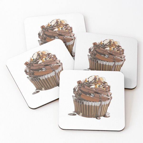 Item preview, chocolate cupcake designed and sold by arailustrada.