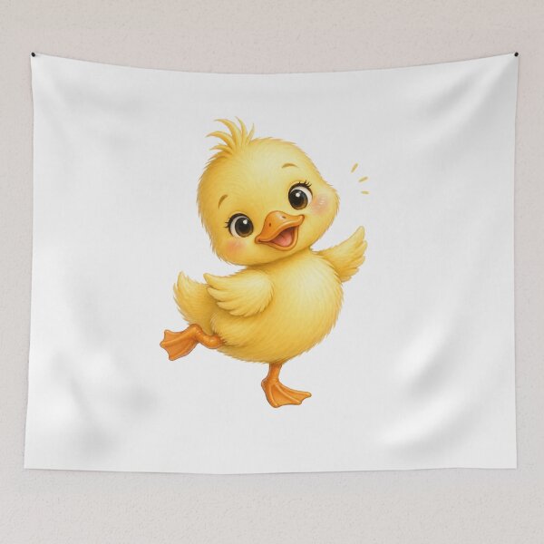 Item preview, Adorable Baby Duck Cute Yellow Chick Art designed and sold by Hafcishop.