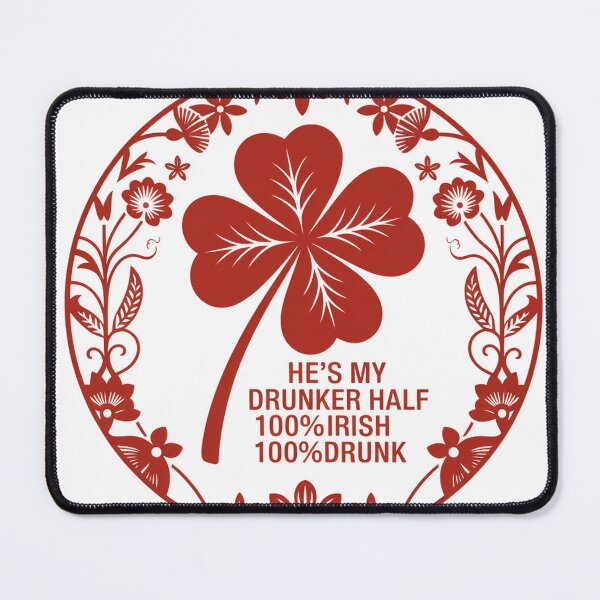 Item preview, Tipsy Four Leaf Clover Chinese Paper Cut Art designed and sold by Bloomkept.
