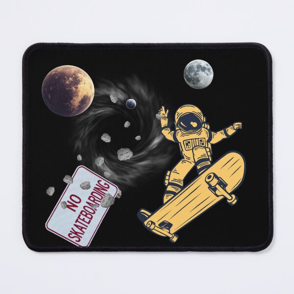 Item preview, Galactic Skater Astronaut Funny Galaxy Illustration designed and sold by area248.