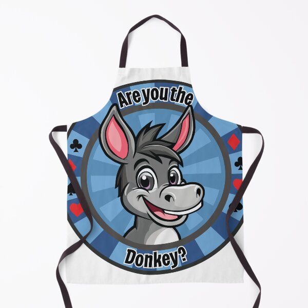 Item preview, Are you the Donkey? Poker Chip - Blue designed and sold by SquishyKitkat.